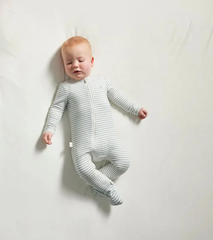 0.5TOG Warm Zippie | Dusk Blue Stripe