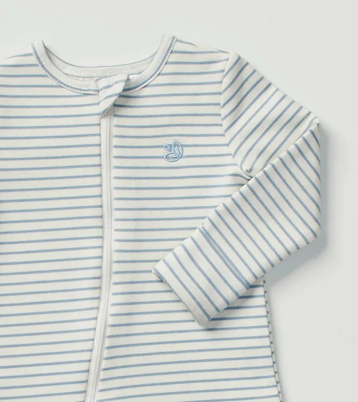 0.5TOG Warm Zippie | Dusk Blue Stripe