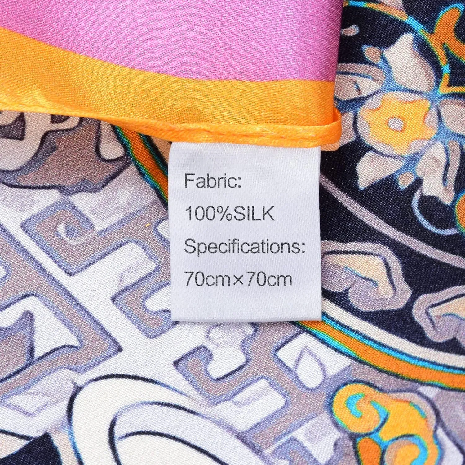 100% Silk Head Scarf for Women - 27" Hair Scarves Satin Head Scarf Bandanas Square Silk Hair Night Sleeping with Gift Packed