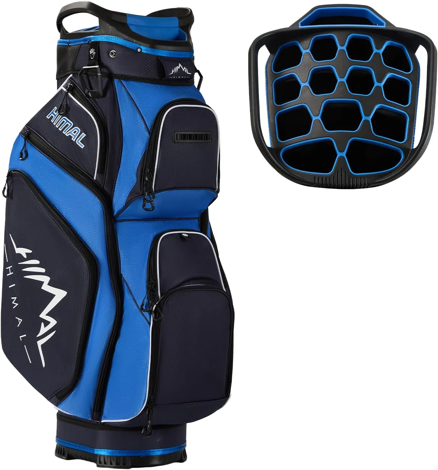 14-Way Golf Cart Bag, Full Length Premium Golf Bag for Men with Cooler Pocket, Handles and Rain Cover