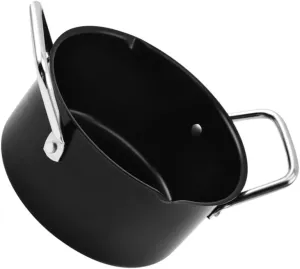 1pc Outdoor Cooking Pans Nonstick Skillet Portable Camping Pot Soup Pot Kitchen
