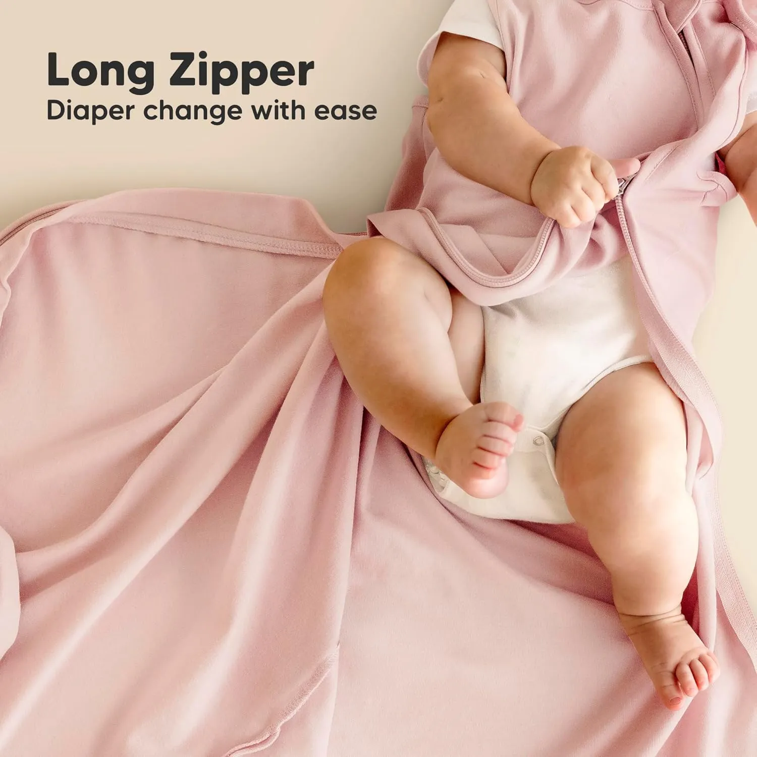 2-Pack Organic Baby Sleep Sacks, 100% Cotton - Soft & Breathable 0.5TOG Baby Wearable Blanket, Toddler Sleeping Sack 18-24 months, Easy to Wear Transitional Swaddles for Newborns (Butterflies, L)