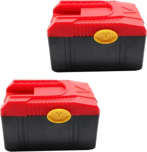 2 Pcs CTB6187 18V 4.0Ah Replacement for Snap-On Tool Battery CTB6187 CTB6185 CTB4187 CTB4185 Impacts Wrench CT6850 CT6855 CDR6850DB Series Drills