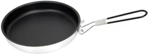 24cm Non Stick Frying Pans Aluminum Alloy Skillet with Foldable Handle Camping Cookware for Outdoor Cooking
