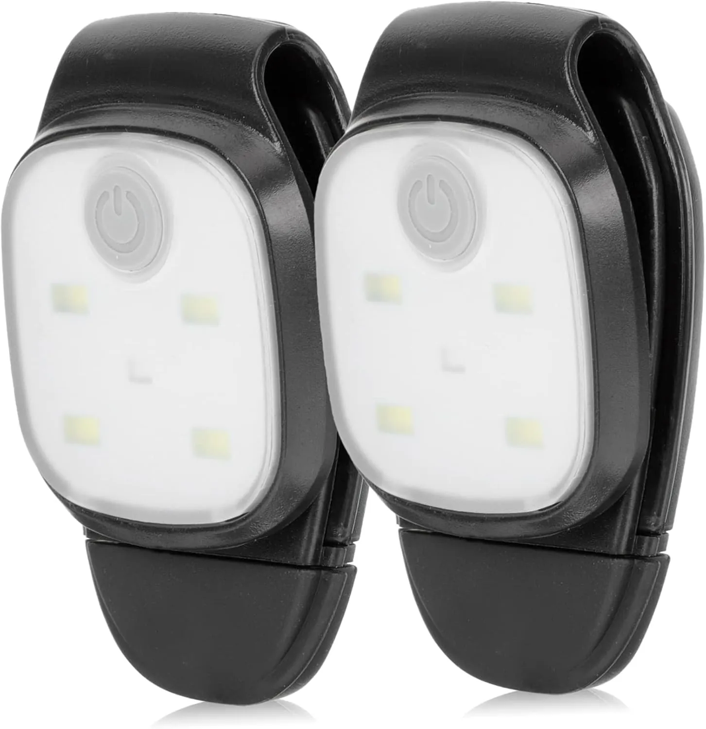 2pcs Clip Light Solar Lights Rechargeable Headlamp LED Flashlight Sconce LED Tent Lamp Camp Lanterns LED Headlamp Inspection Lamp Outdoor Power Torch Gazebo Bulb Abs