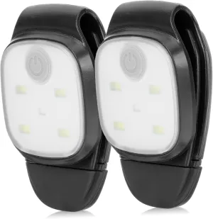 2pcs Clip Light Solar Lights Rechargeable Headlamp LED Flashlight Sconce LED Tent Lamp Camp Lanterns LED Headlamp Inspection Lamp Outdoor Power Torch Gazebo Bulb Abs