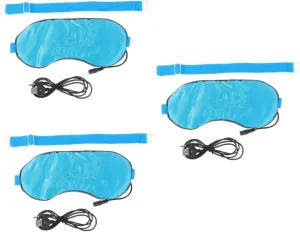 3 pcs USB Steaming Sleep Eye Mask Comfortable Night Eyeshade for Travel Yoga and Naps Soft for Blocking Light and Enhancing Sleep Quality