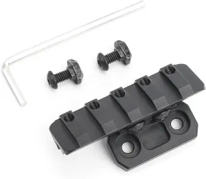 45 Degree Offset Mlok/Keymod Rail Light Mount for M300 M600 Serises Scout Light Weaponlight, Adjustable Positions Offset Tactical Flashlight Mount, Fit for Mlok Keymod Rail