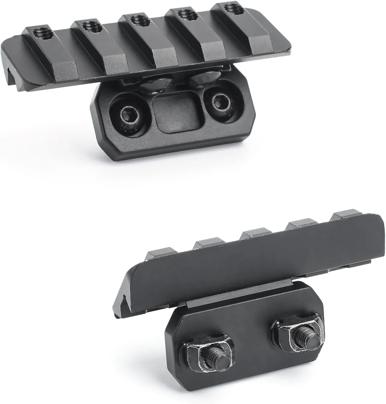 45 Degree Offset Mlok/Keymod Rail Light Mount for M300 M600 Serises Scout Light Weaponlight, Adjustable Positions Offset Tactical Flashlight Mount, Fit for Mlok Keymod Rail