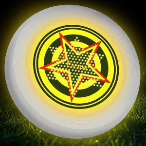49LEDs Flying Disc with 16 Million Color RGB, 3 Modes Rechargeable Waterproof 175g, Cool Sports and Outdoors for Parks/Camping/Beach/Backyards,Easter & Birthday Gifts for Teens/Kids/Adults