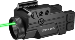 600 Lumens Taurus G2c G3C Pistol Red/Green/Blue Laser Light Combo, Aluminium Tactical Flashlight and Laser Sight with Strobe Function for Glock, Sig P320, Beretta 90two, S&W 99 and S&W TSW