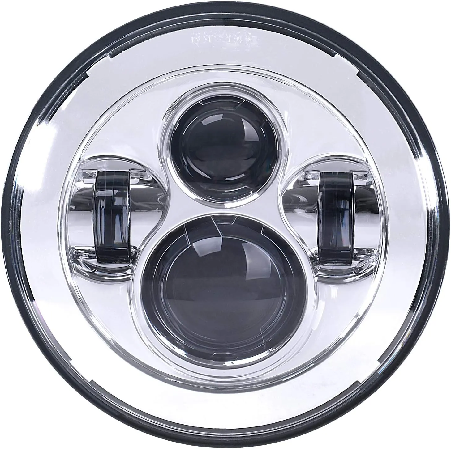 7 Inch LED Motorcycle Headlight Compatible with Harley Davidson Street Glide Road King Electra Glide Fat Boy Heritage Softail Deluxe Ultra Limited Classic Switchback Projector LED Headlamp