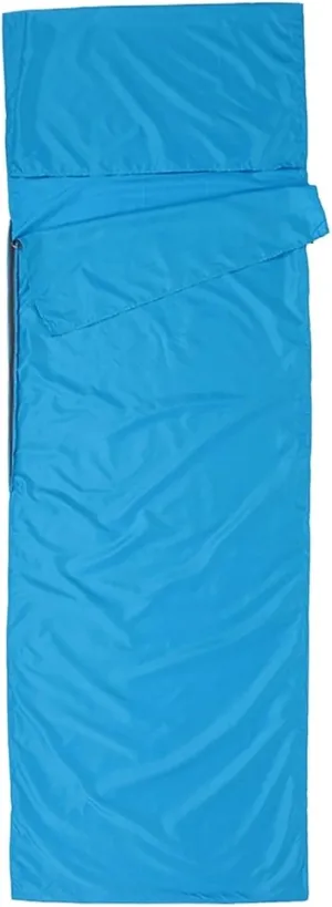 70 * 210CM Sleeping Bag Liner Outdoor Travel Camping Hiking Polyester with Pillowcase Business Trip Hotel
