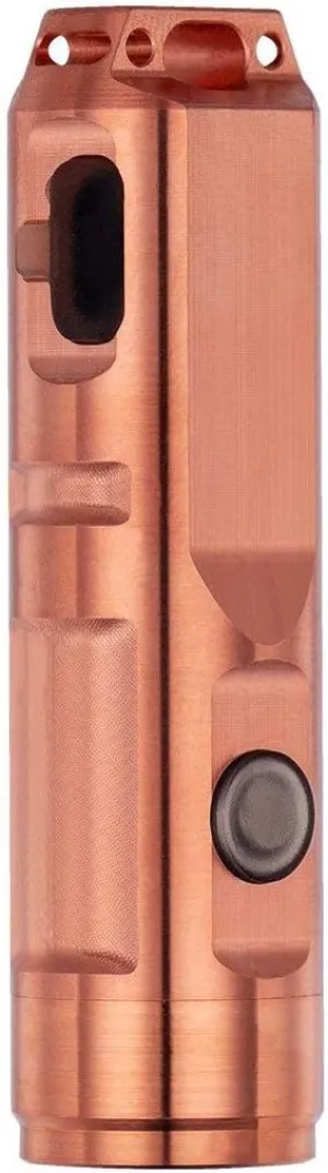A9 Mini LED Flashlight, 650 Lumens, Cree XP-G3 USB Rechargeable flashlight, Copper, RovyVon (A9 Cree)