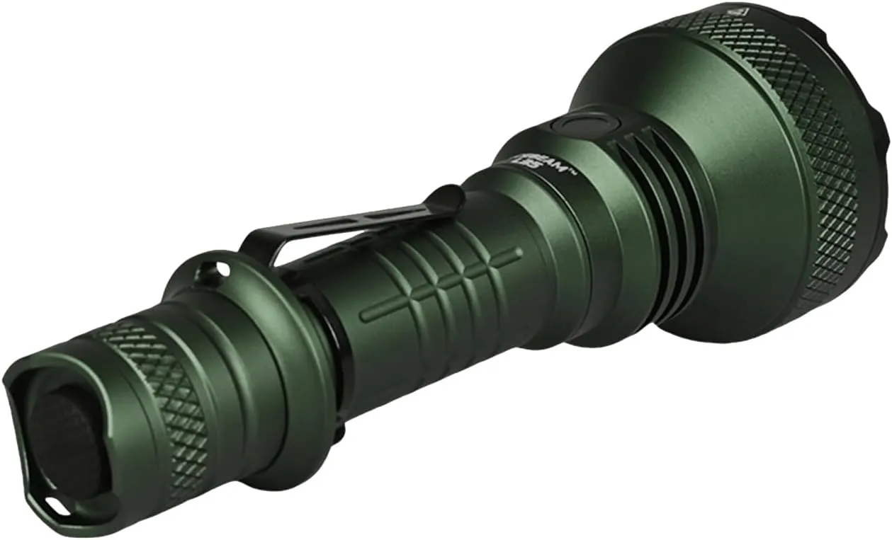 ACEBEAM L35 Tactical Flashlight, 5000 High Lumens Rechargeable Flashlight, 711 Yards Long Range Throw Led Flashlight, Super Compact Dual-Switches Flash Light for Emergency, Searching