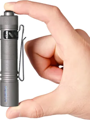ACEBEAM Pokelit AA Rechargeable Mini Flashlight with Clip, 1000 High Lumens Pocket EDC Flashlight, Super Bright Small Flashlight, Led Flashlight for Camping,Hiking,Everyday Use, Cool White Light