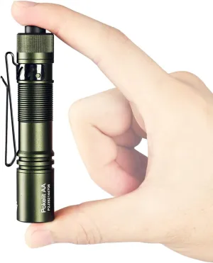 ACEBEAM Pokelit AA Rechargeable Mini Flashlight with Clip, 550 High Lumens Pocket EDC Flashlight, Super Bright Small Flashlight, 90  High CRI Led Flashlight for Camping,Hiking,Everyday Use(Dark Green)