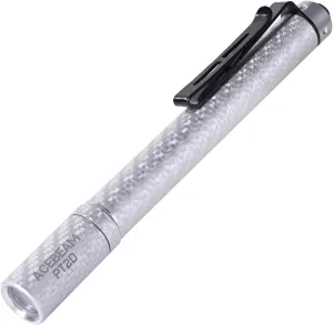ACEBEAM PT20 2 AAA EDC Flashlight Rechargeable, 500 High Lumens Pen Flashlight with Clip, Compact Pocket MINI LED Flash Light, Super Bright Small Pen Light for Camping, Home, Work(Aluminum Material)