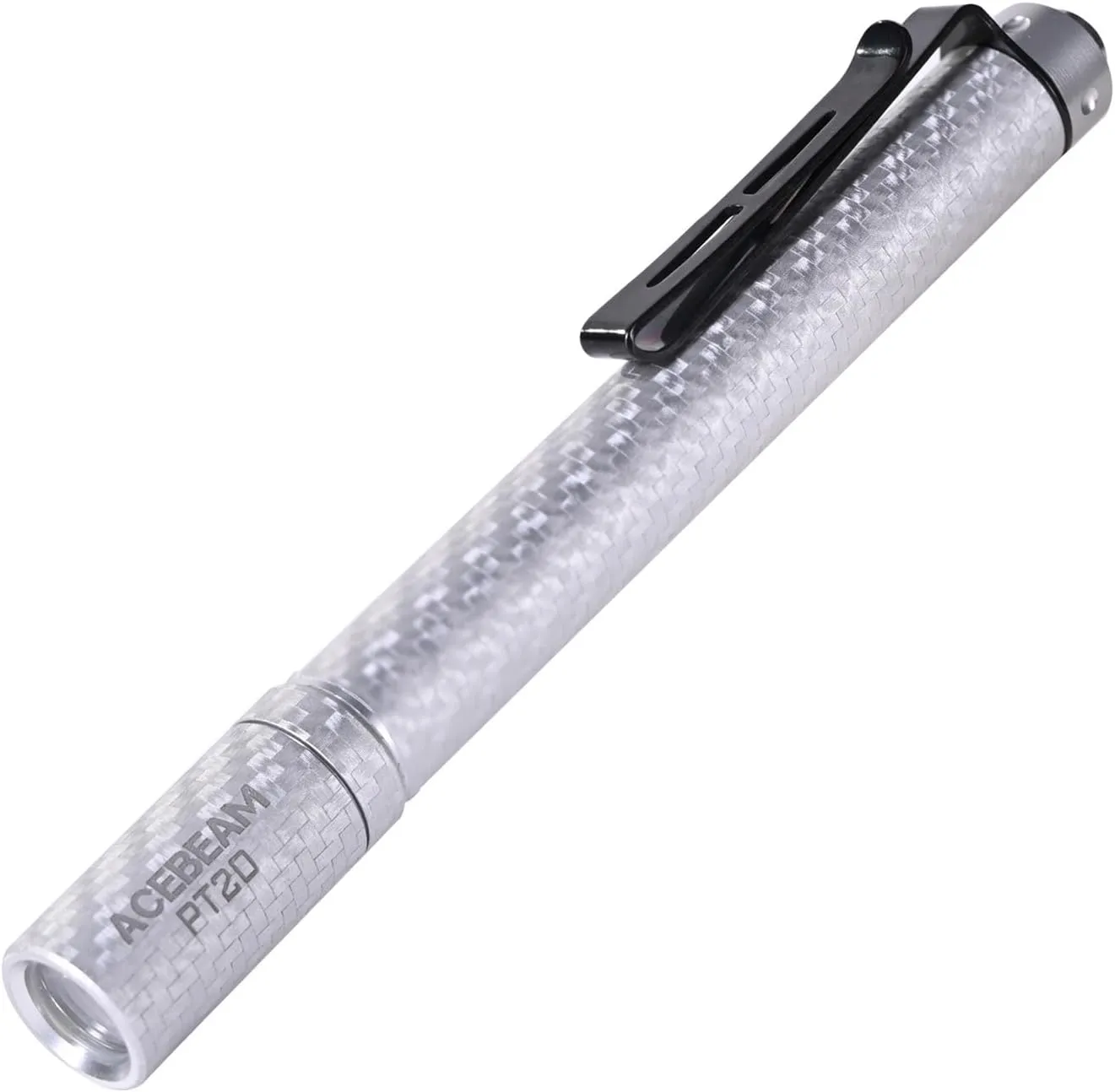 ACEBEAM PT20 2 AAA EDC Flashlight Rechargeable, 500 High Lumens Pen Flashlight with Clip, Compact Pocket MINI LED Flash Light, Super Bright Small Pen Light for Camping, Home, Work(Aluminum Material)