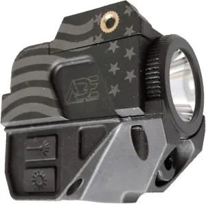 ADE LS007G-1 Rechargeable Pistol Handgun Laser Flashlight Combo for Glock Series, Sig Sauer, Smith & Wesson, Springfield, Beretta, Ruger, and Heckler & Koch