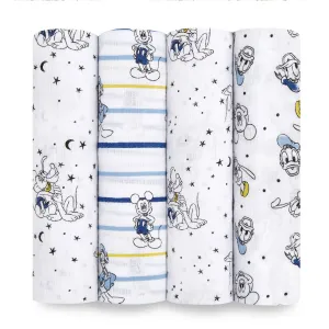 aden   anais essentials DISNEY Mickey 4-pack swaddles