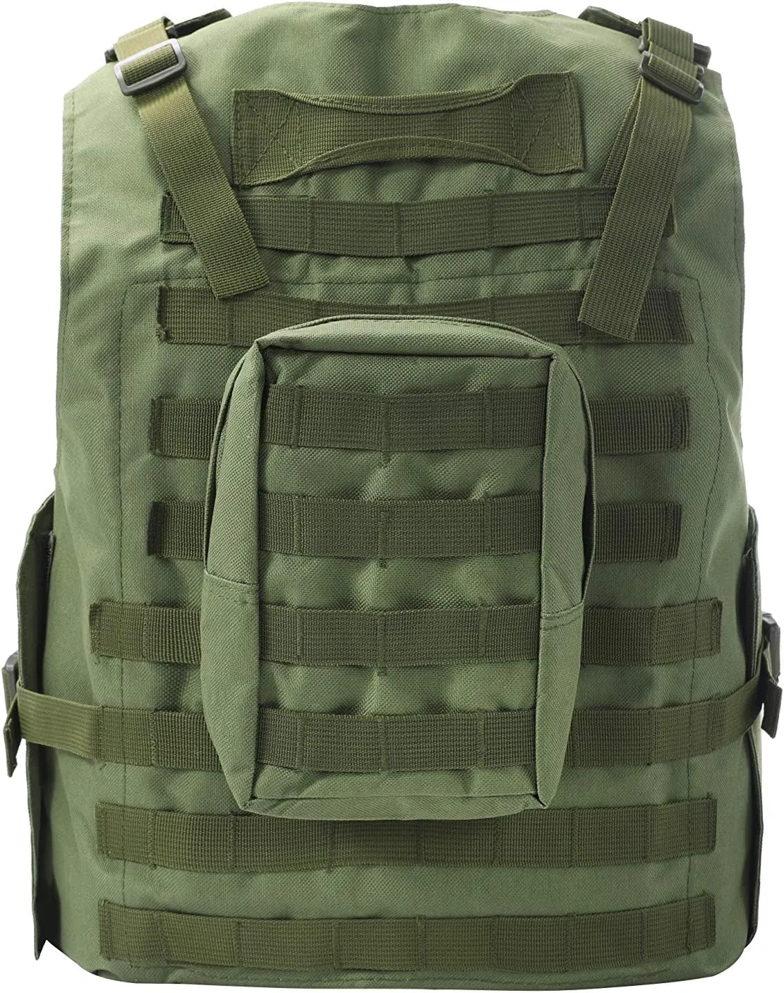 Airsoft Tactical Vest w/US Flag Patch Molle PALS and 4 Mag Pouches