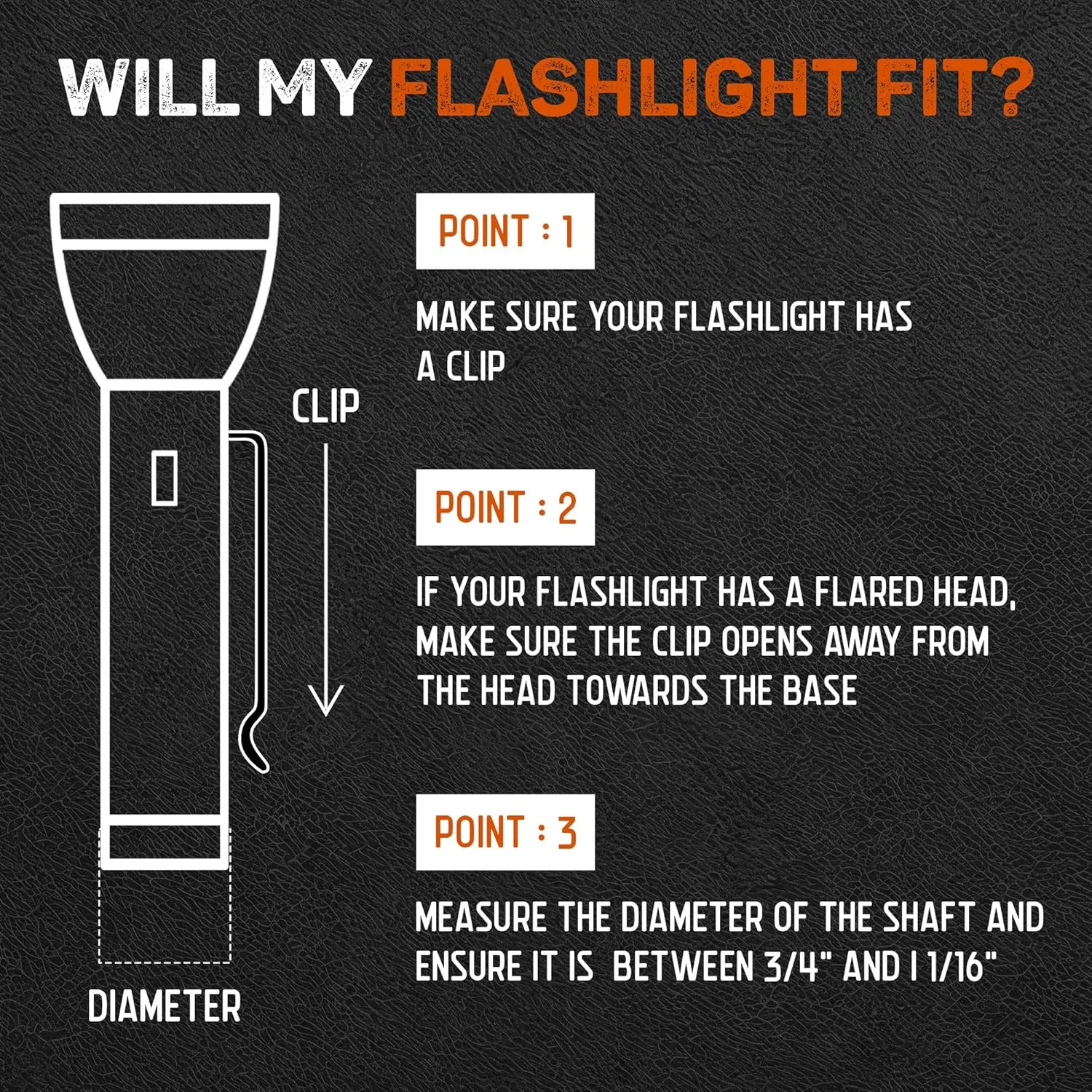 American Bench Craft Tactical Leather Flashlight Holster | EDC Flashlight Holder for Duty Belt or Tool Belt | Tactical Pouch fits Maglite Mag-Tac CR123, Streamlight PolyTac 88850, Fenix PD35 and More