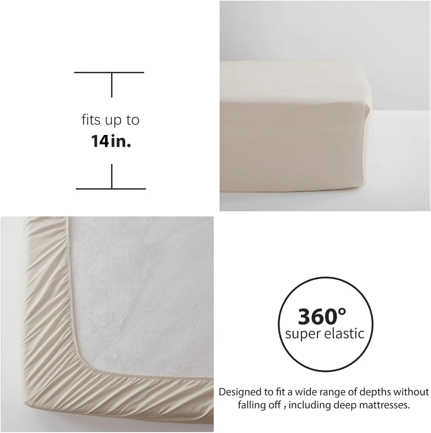 Anluoer Queen Comforter Set 7 Pieces, Beige Tufted Bed in a Bag with comforters and Sheets, All Season Bedding Sets with 1 Comforter, 2 PillowShams, 2 Pillowcases, 1 Flat Sheet, 1 Fitted Sheet