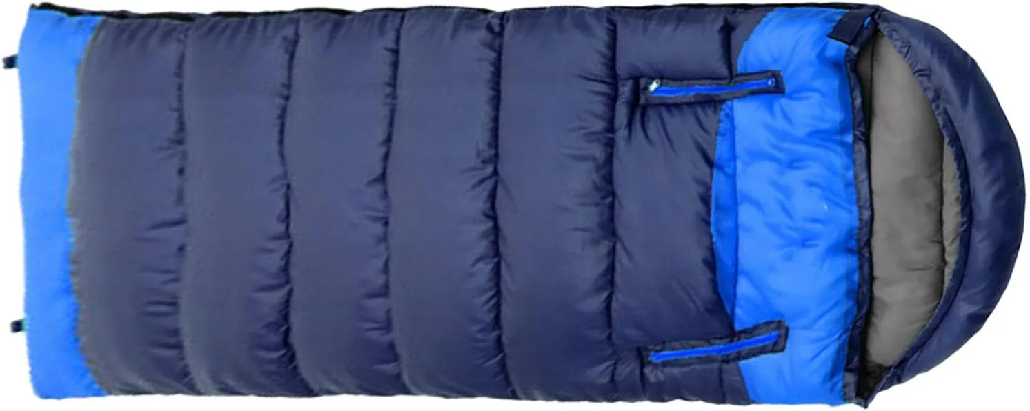 aqxreight Sleeping Bag Arm Zipper Holes Warm Portable Travel Sleeping Bag for Camping Outdoor Blue L Comfortable Sleep B Sleeping BagOutdoor Sleeping BagCamping Sleeping BagAdult Sleeping
