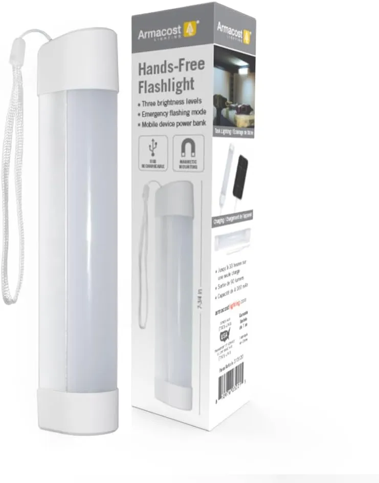 Armacost Lighting Hands Free Rechargeable LED Flashlight 315120
