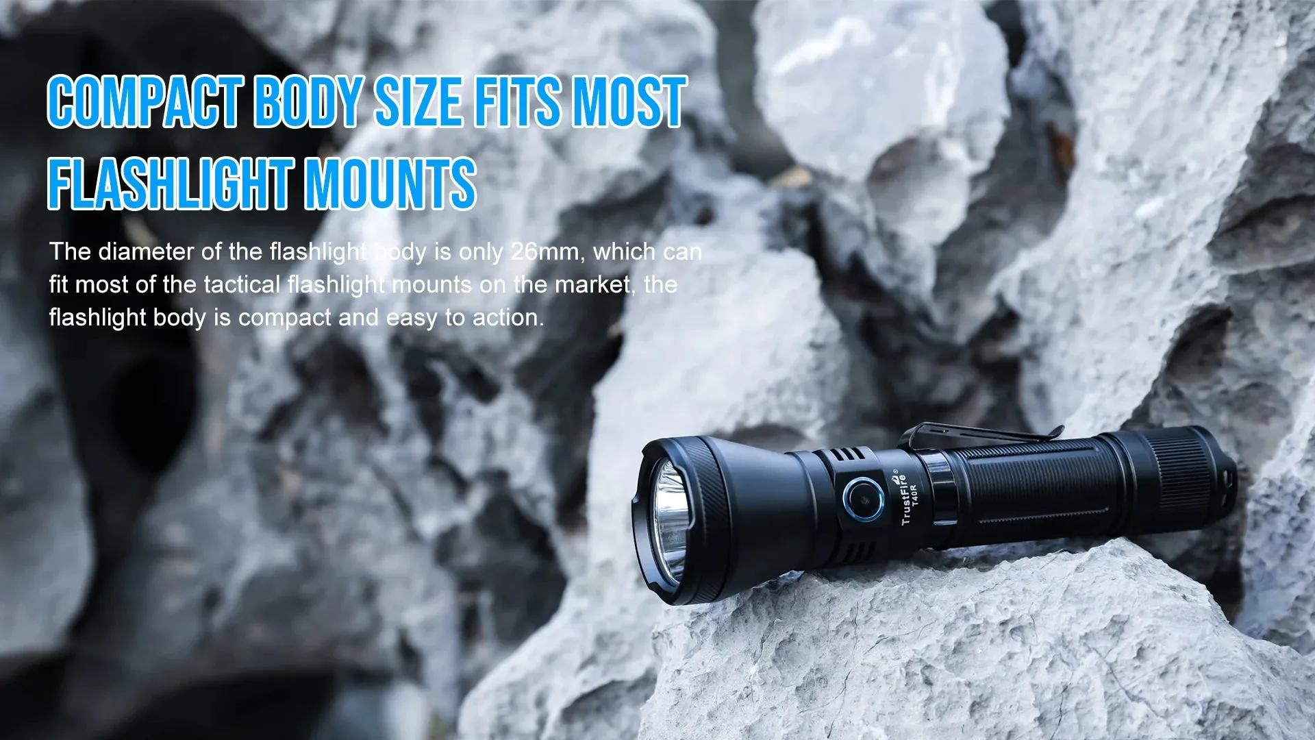 Army Tactical LED Flashlight 1800 Lumens 550m Beam Rechargeable USB Torch IP68