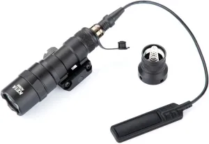 Assletes Weapon Light Picatinny Flashlight with Constant and Momentary Output, Pressure Switch, 20mm Mount Rail