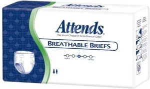 Attends Breathable Briefs X-Large 58" - 63" (Bag of 20)