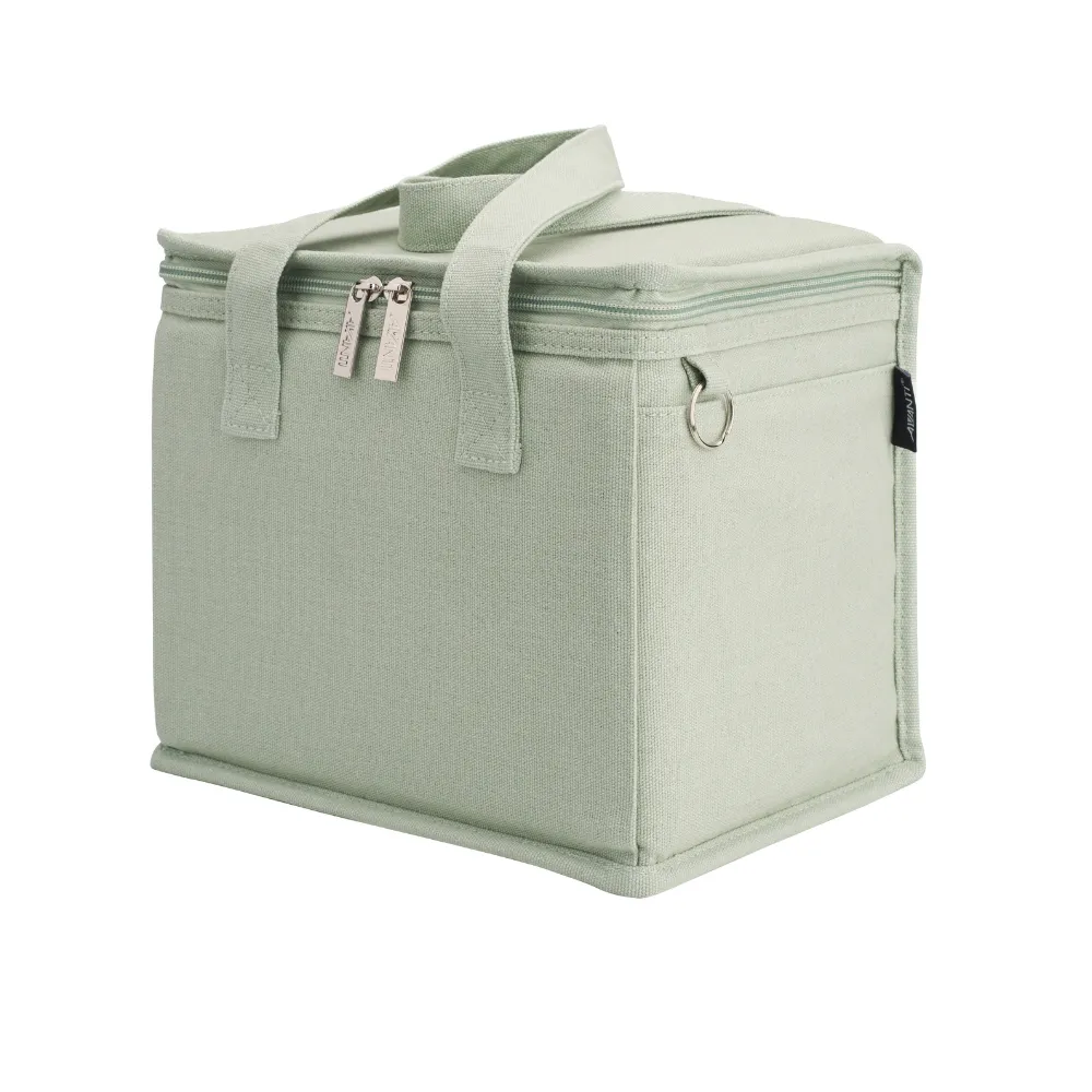 Avanti Insulated Canvas Lunch Bag - Agave Green