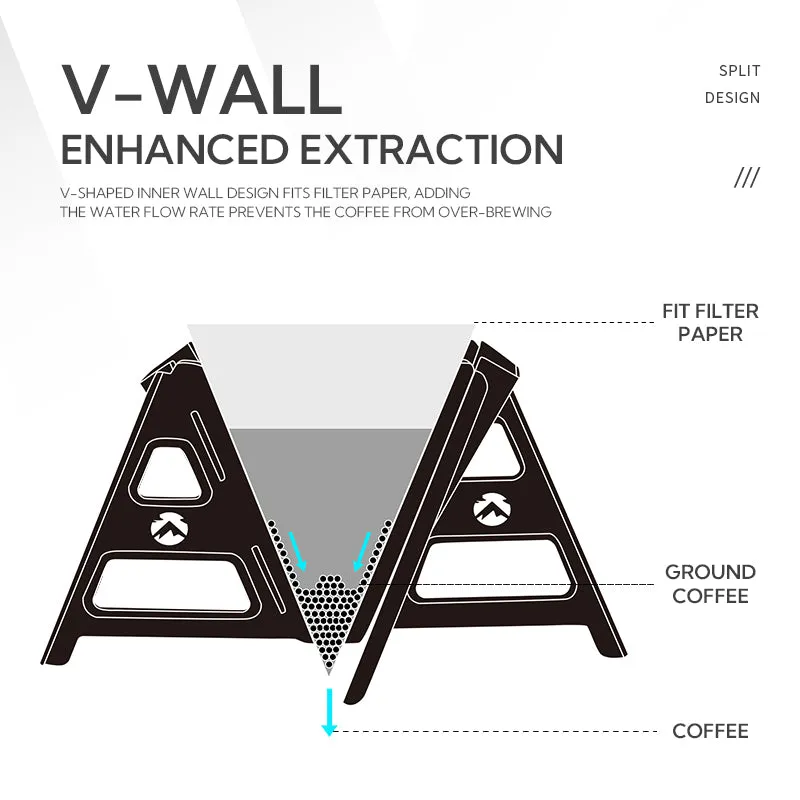 Award-winning Dripper Discounted delivery Coffee COF-01 Campingmoon