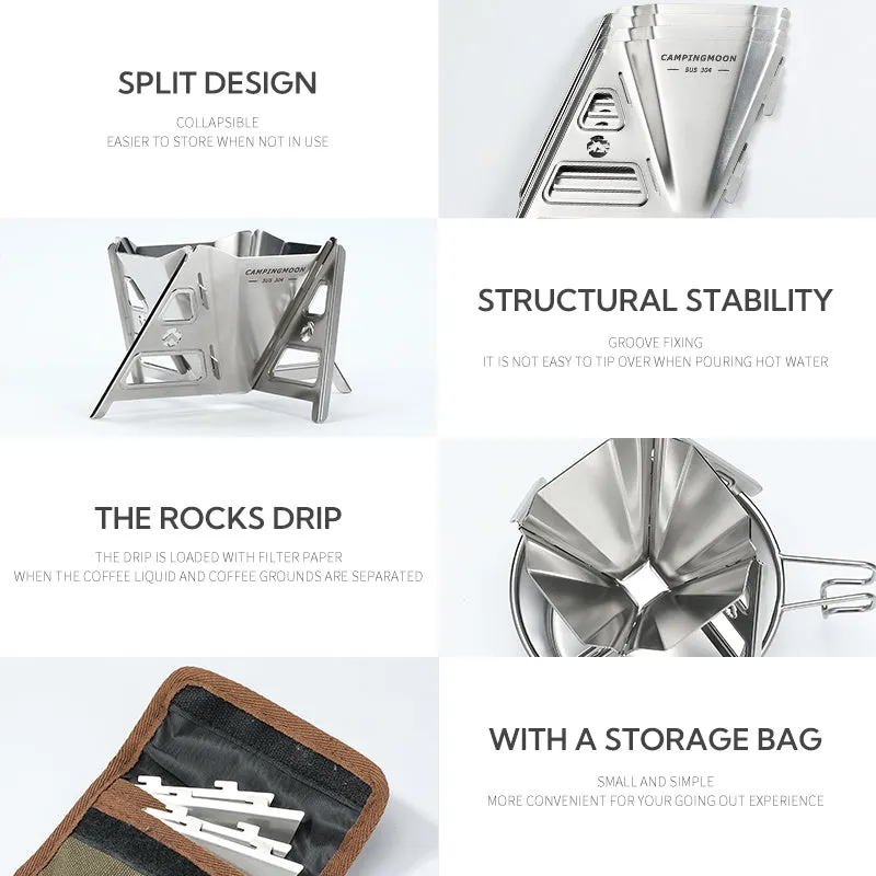 Award-winning Dripper Discounted delivery Coffee COF-01 Campingmoon