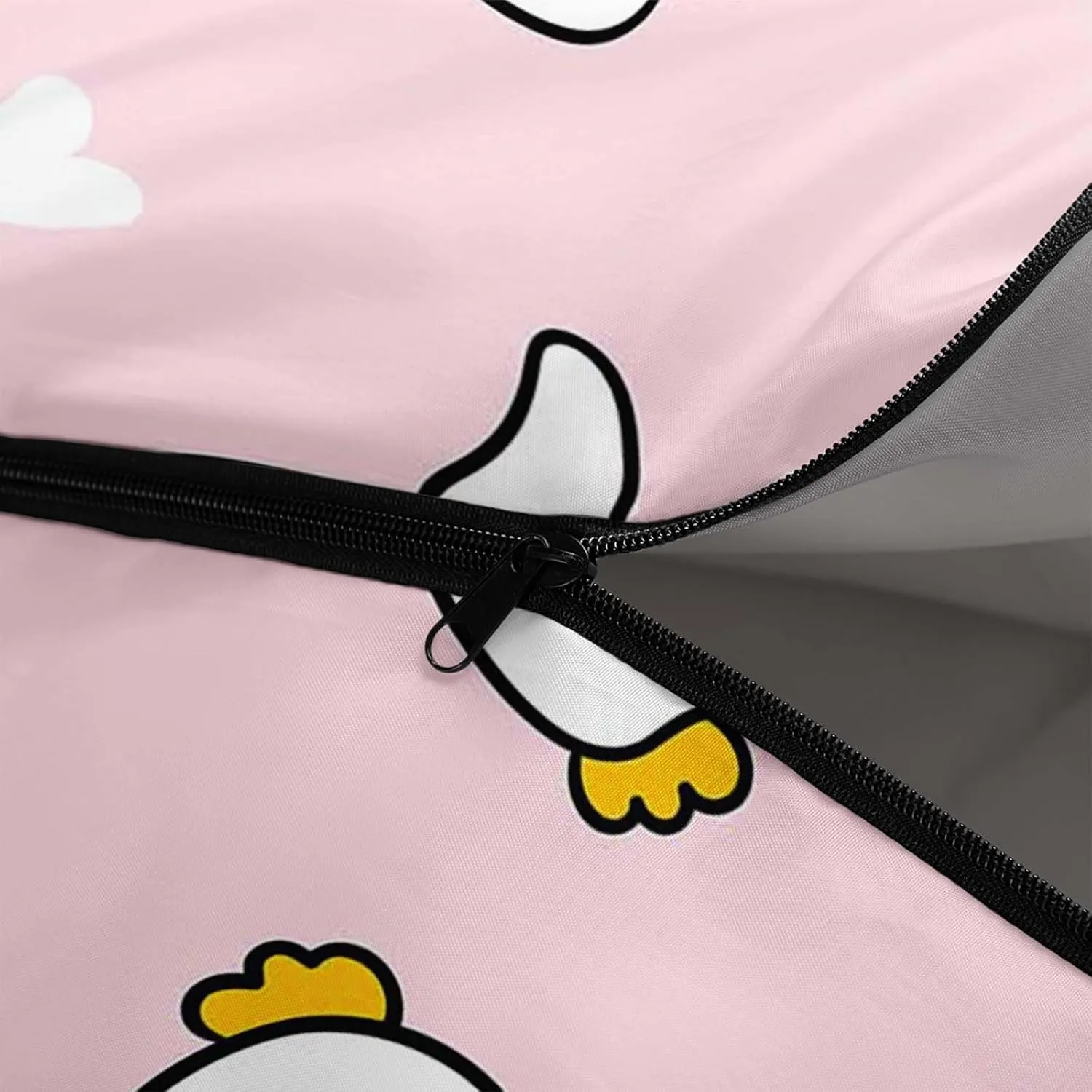 Axolotl Polar Bear Sleeping Bag for Kids Girls,Pink Strawberry Camping Bag with Kawaii Animals Compression Sack for Women,Pink Sleeping Mat for 3 Season Traveling Outdoor Hiking Camping Gear Equipment