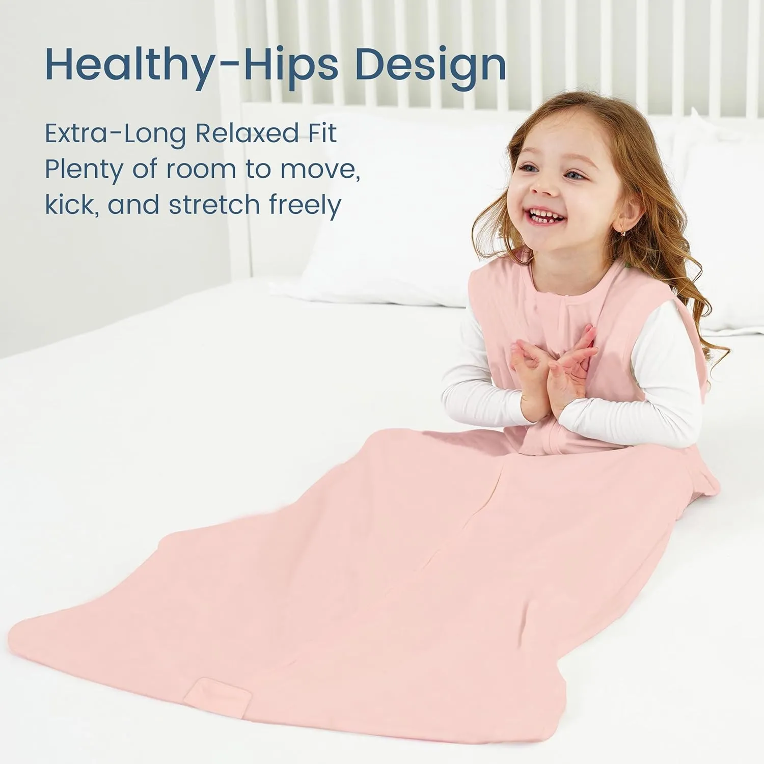Baby Sleep Sack 0-3-6 Months Light Wearable Blanket for Babies with 2-Way Zippers, 0.5 TOG Premium Soft Breathable Sleeping Bag for Baby Boys Girls 2-Pack (Pink & Green)