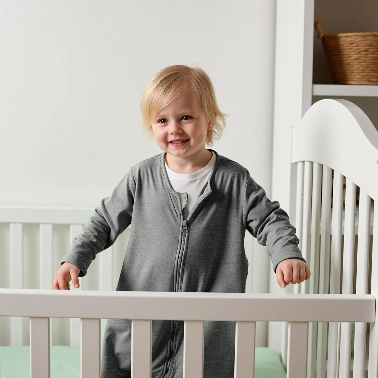 Baby Sleep Sack 18-24 Months 100% Cotton Long Sleeve - Wearable Baby Sleep Bag - 0.5 Tog Sleeping Sack for Newborn Infant