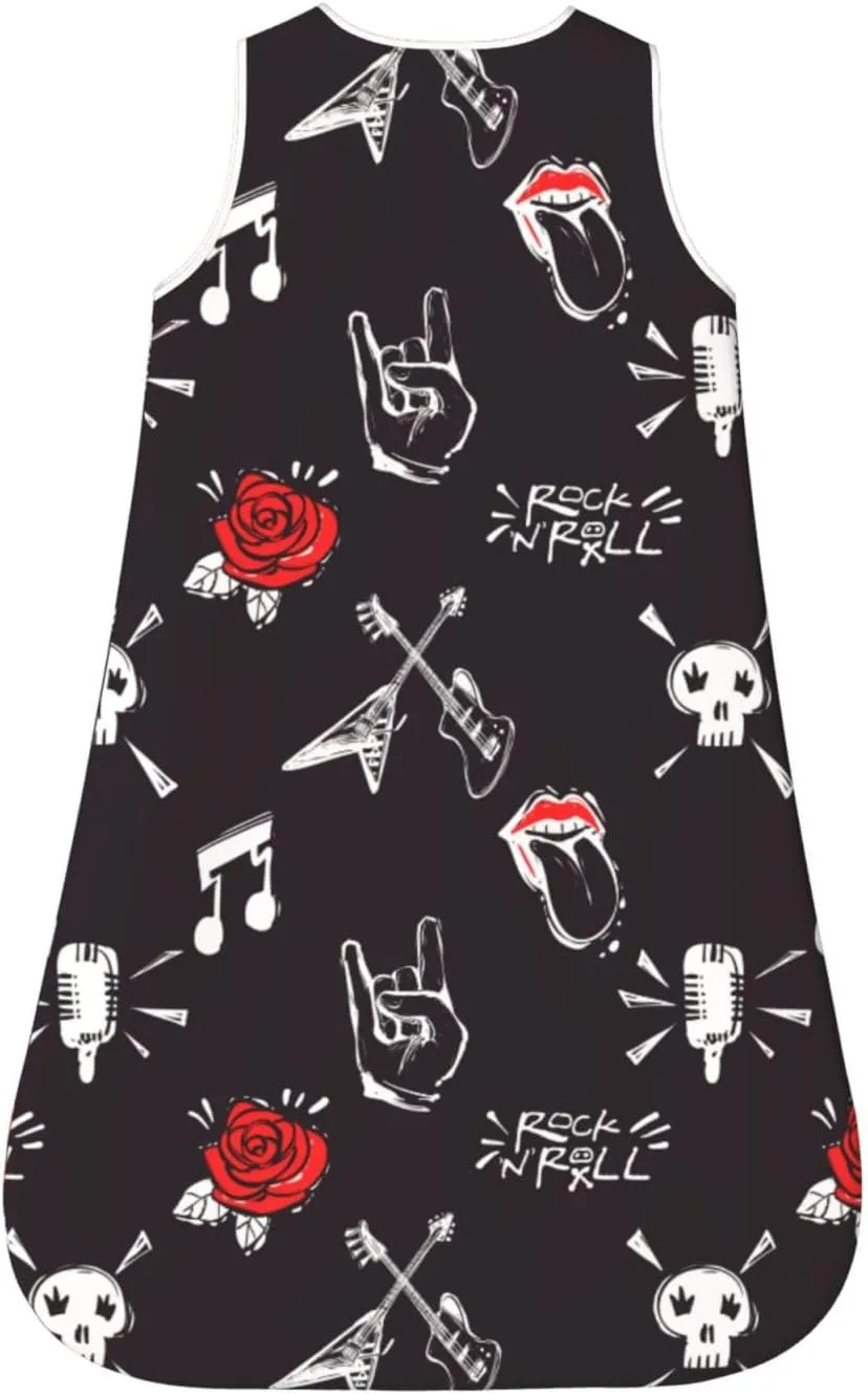 Baby Sleep Sack S-XL Rock Roll Rocknroll Signs Stretchy Baby Sleeping Bag