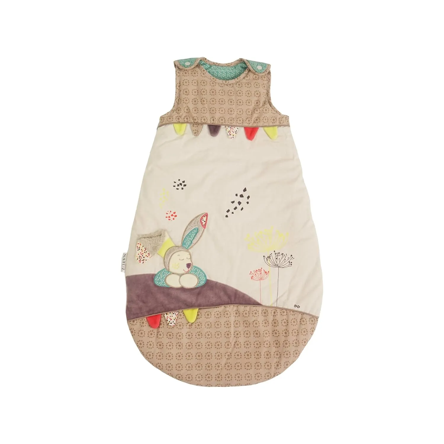 Baby Sleeping Sack (0-6 Months) Warm Tog 2.5 Infant Sleeping Bag Transition Swaddle Wearable Blanket Sleeveless Sleeper Cotton Poplin Quilted Sack