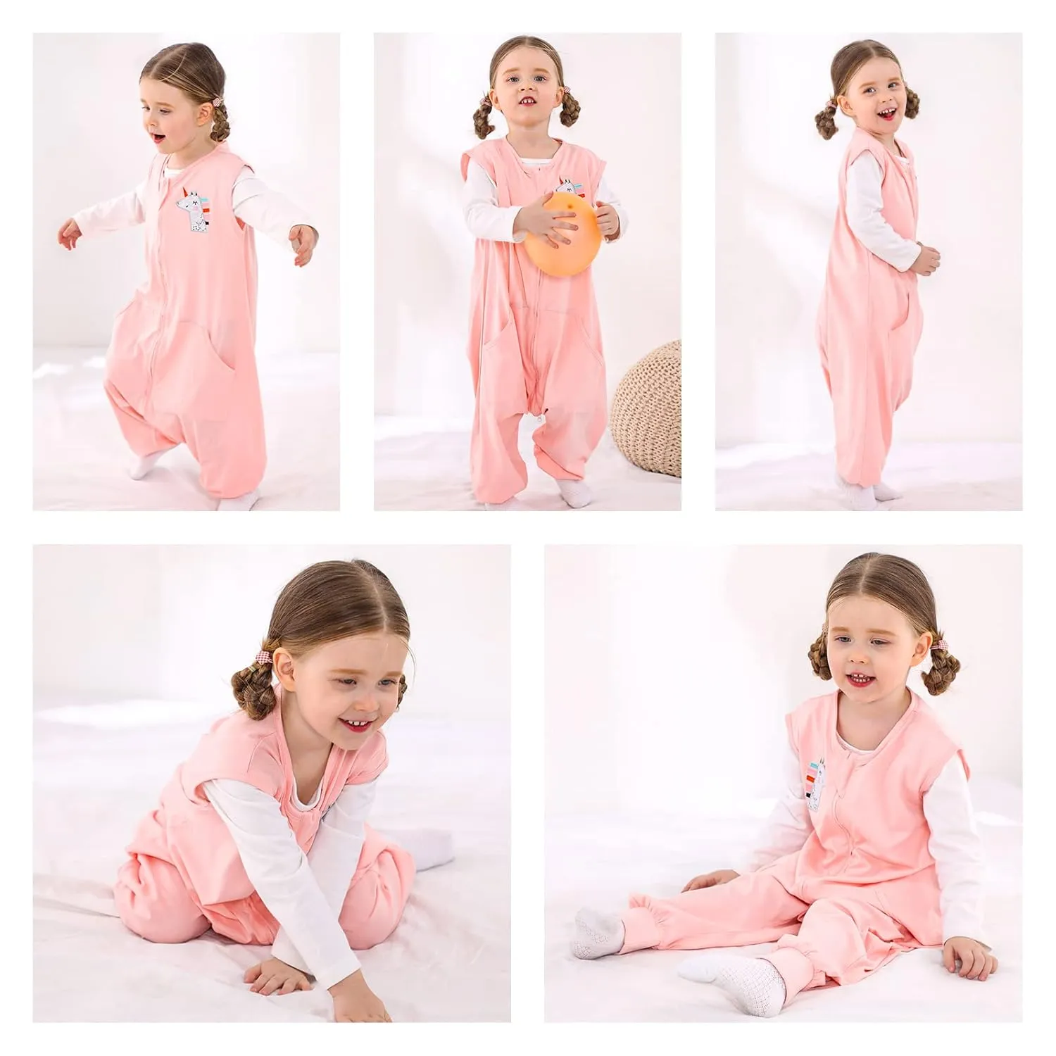 Baby Toddler Sleep Sack, Sleep Sack 3t-5t, Sleep Sack Baby Wearable Blanket, Baby Sleep Sacks with Feet, Sleeveless Soft Sleep Sacks for Baby Boys or Girls