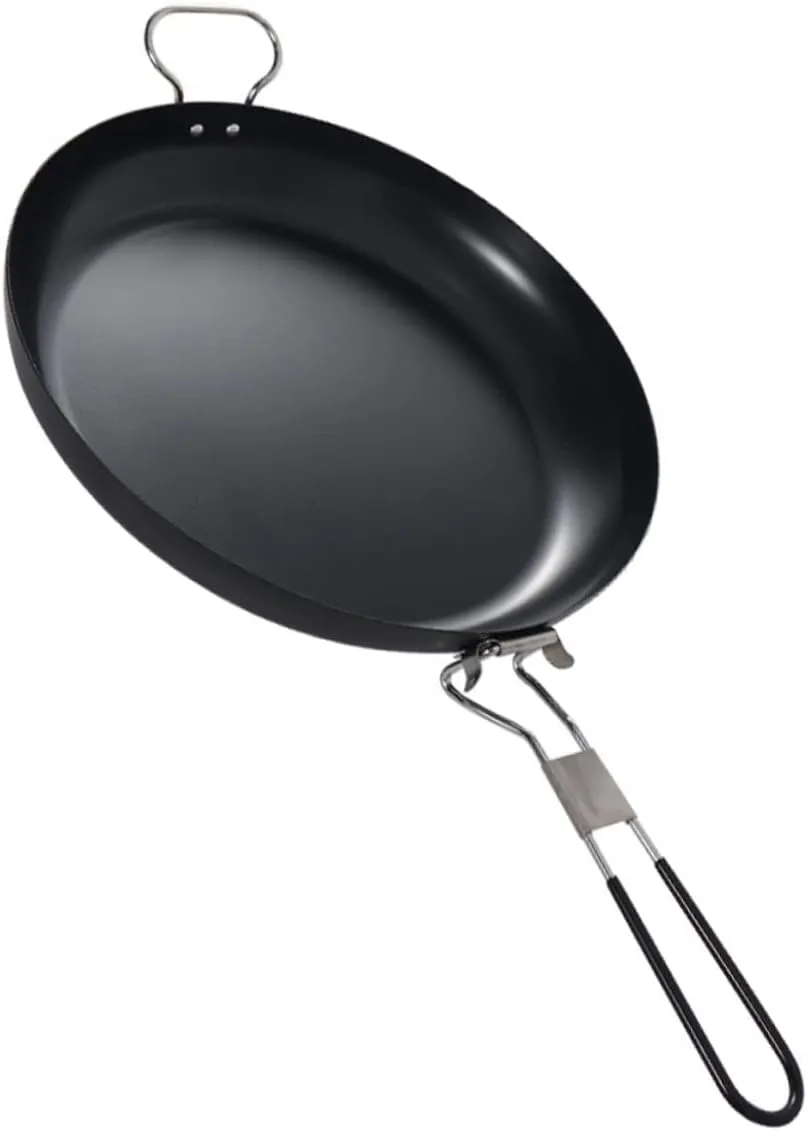 Backpacking Frying Pan Induction Compatible Non-Stick Camping Pan for Cooking Lightweight Outdoor Cookware