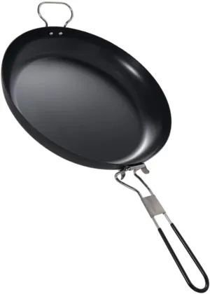 Backpacking Frying Pan Induction Compatible Non-Stick Camping Pan for Cooking Lightweight Outdoor Cookware
