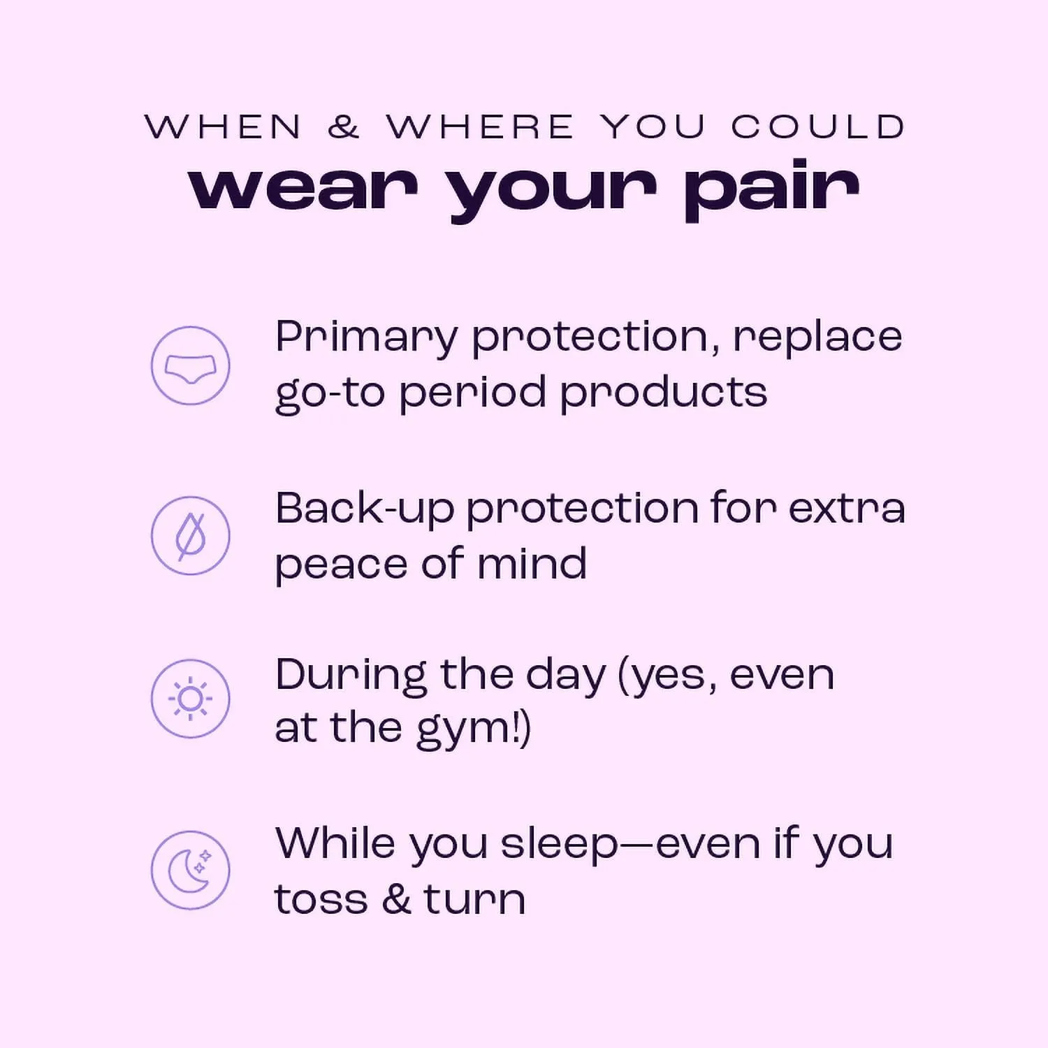 Bambody Absorbent Boxer, Period Underwear for Women - Day and Night Protection - Combortable, Soft, Breathable
