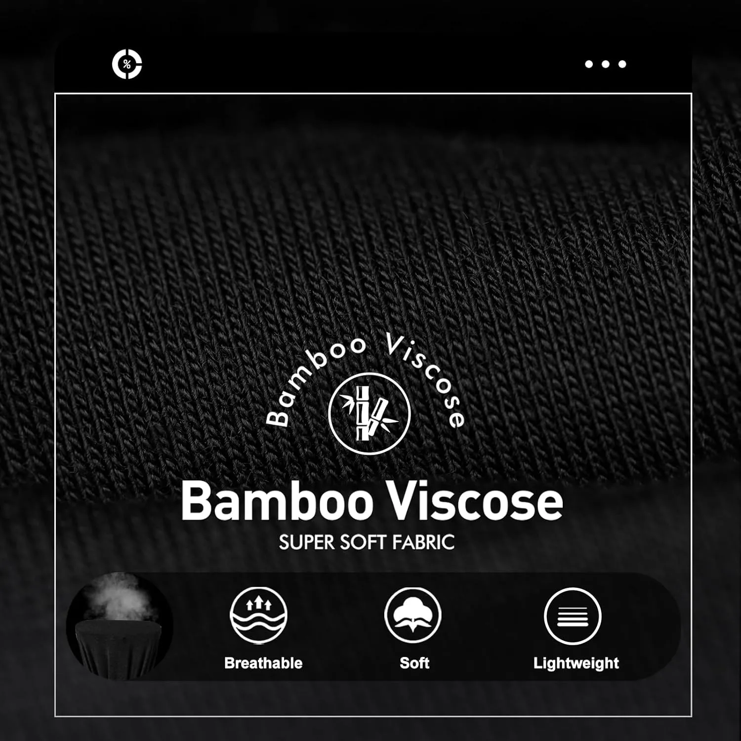 BAMBOO COOL Men's Tagless Briefs Coverd Waistband Comfort Soft Underwear with Contour Pouch Breathable Underpants, Multipacks