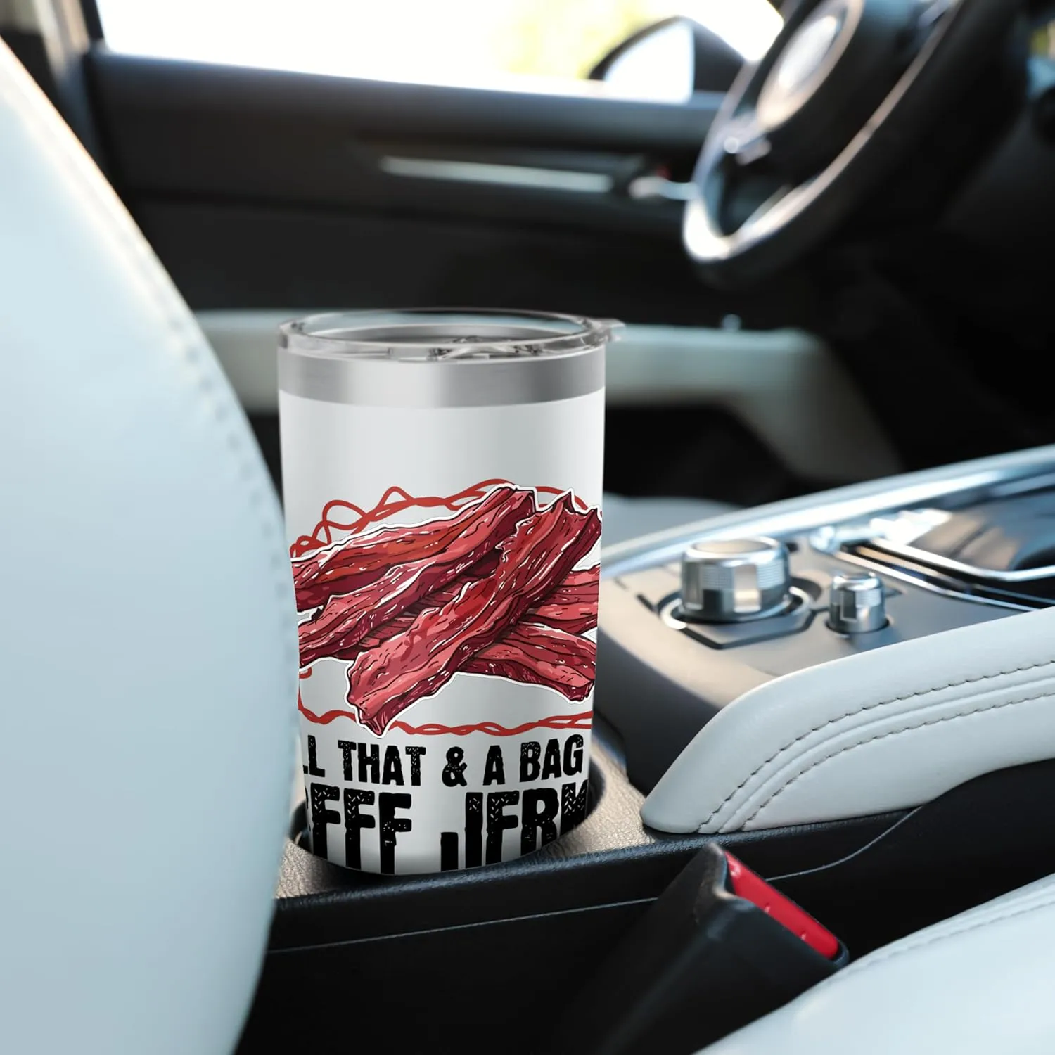 Beef Jerky Carnivore Diet A Bag Of Beef Jerky Funny Stainless Steel Insulated Tumbler