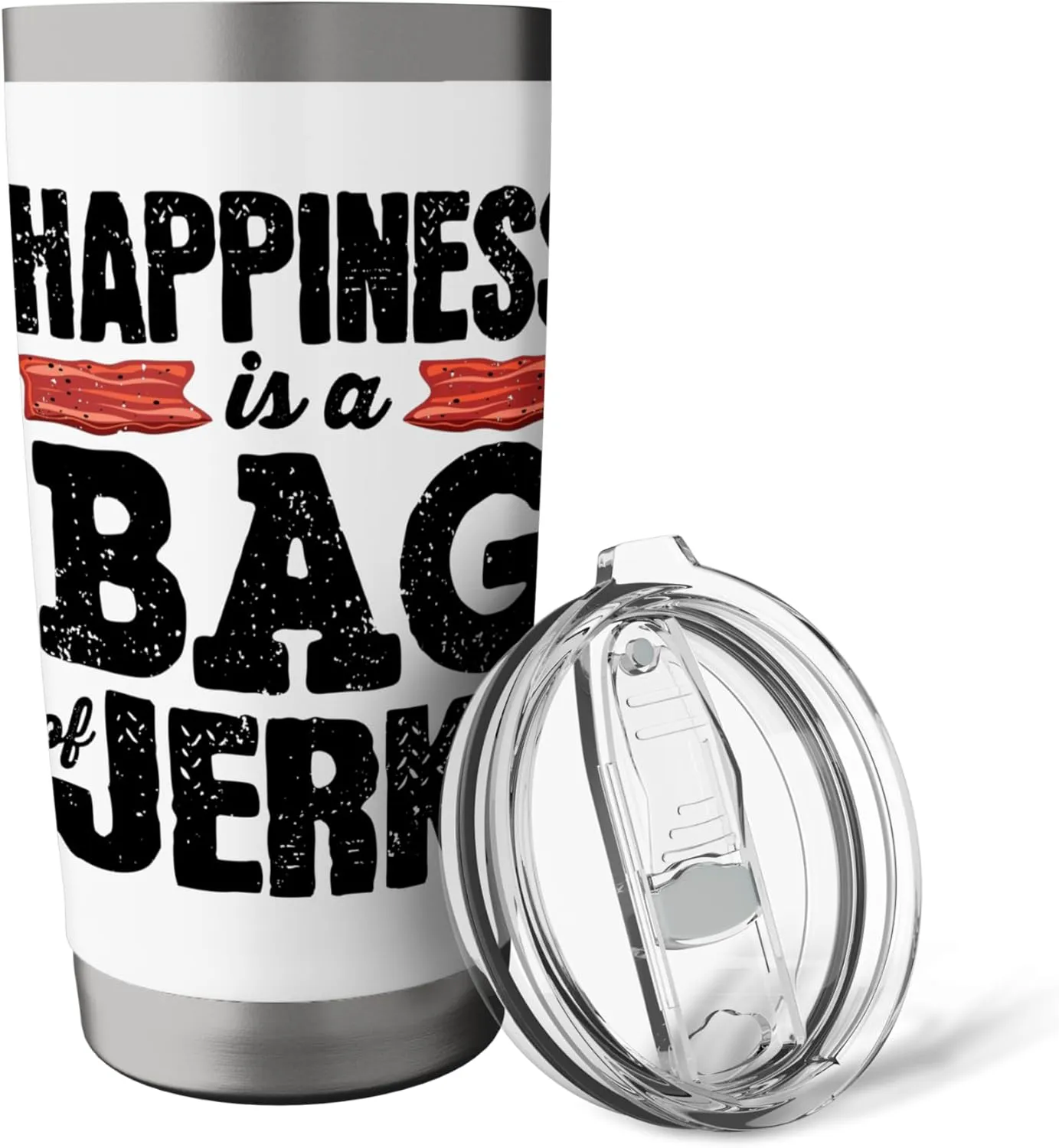 Beef Jerky Carnivore Diet A Bag Of Beef Jerky Stainless Steel Insulated Tumbler
