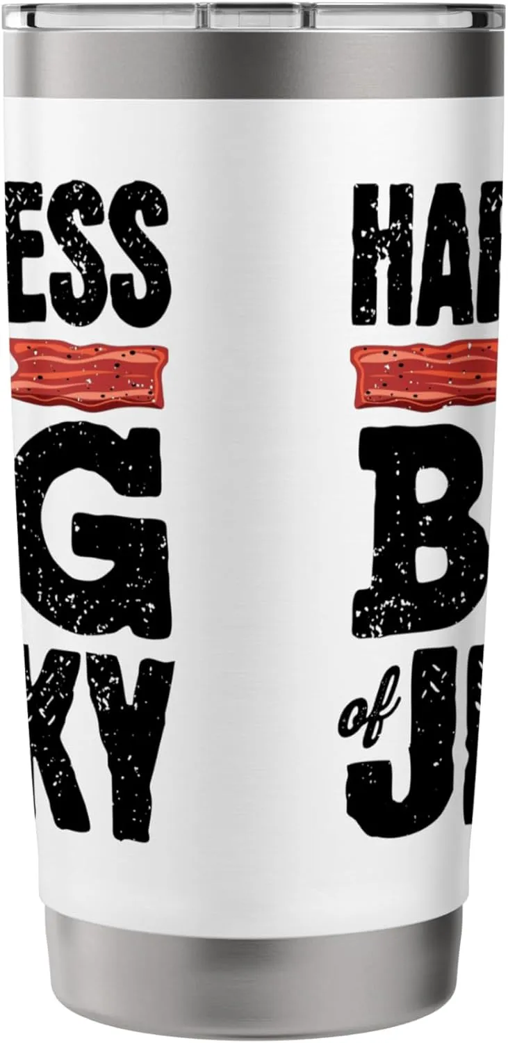 Beef Jerky Carnivore Diet A Bag Of Beef Jerky Stainless Steel Insulated Tumbler
