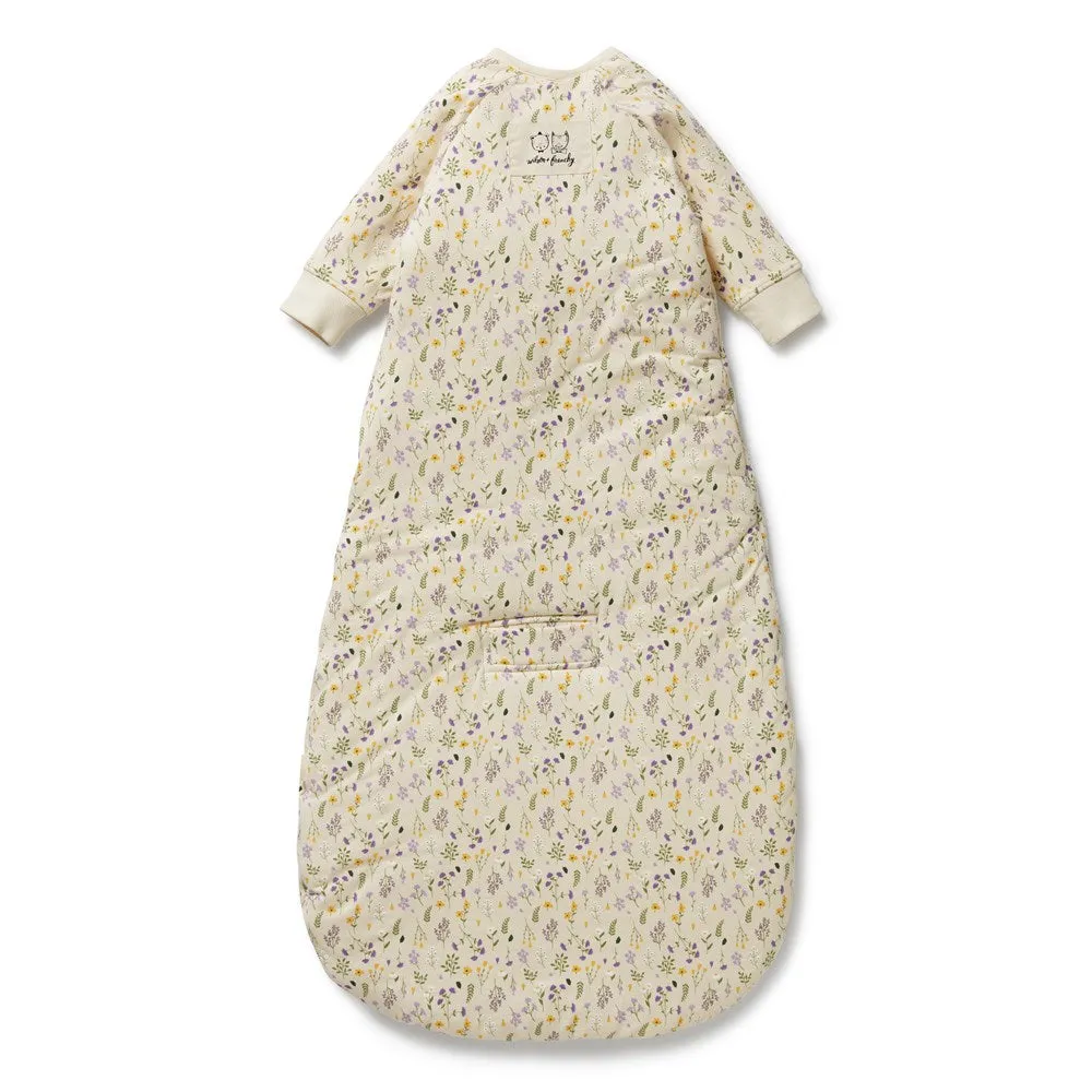 Bella Floral Organic Long Sleeved Sleeping Bag 2.5 TOG